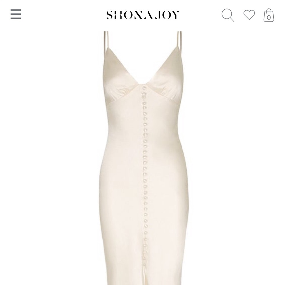 NWT Shona Joy La Lune Bias slip dress